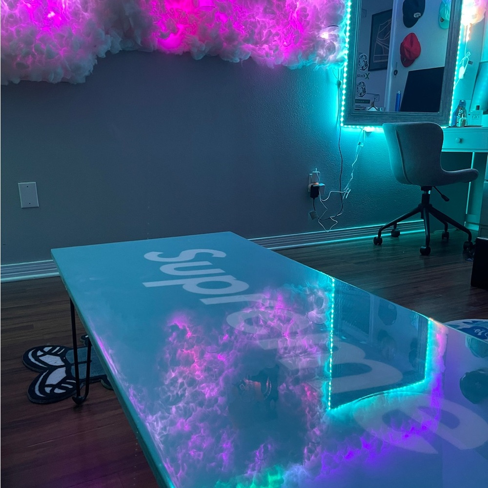 Hypebeast supreme table or wall decor